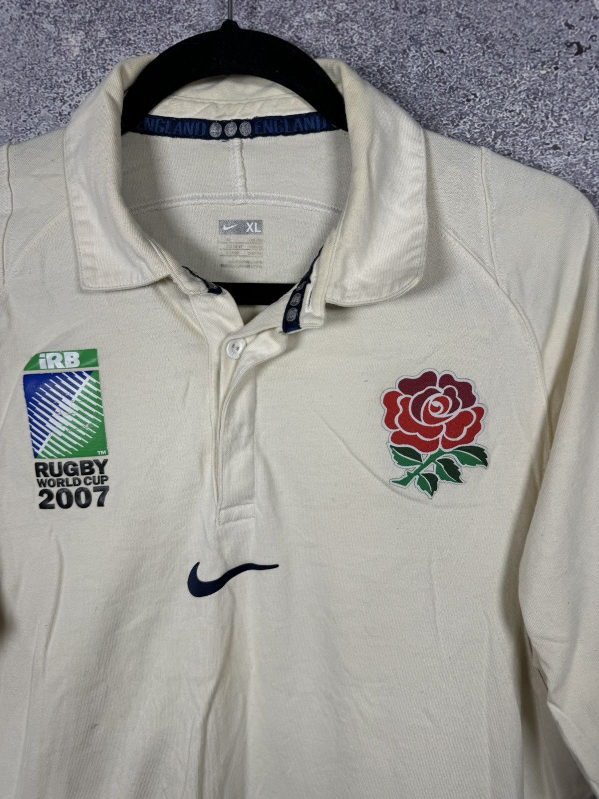Nike × Vintage nike ENGLAND Rugby Union Jersey World Cup 2007 Shirt SIZE XL Size US XL / EU 56 / 4 - 6 Thumbnail