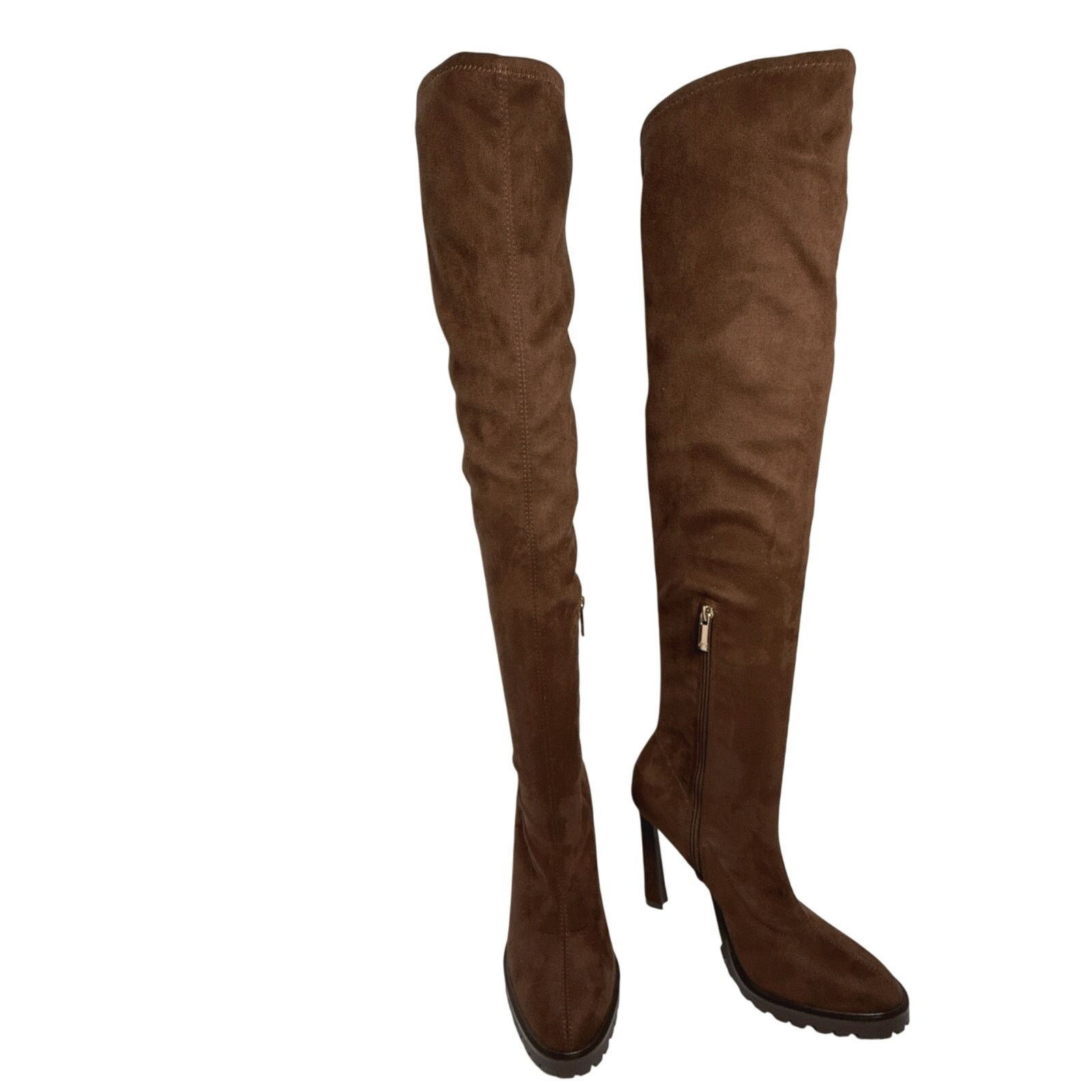 Jennifer Lopez JLO Coblin Over The Knee Boot | Brown | 7.5 Size US 7.5 / IT 37.5 - 2 Thumbnail