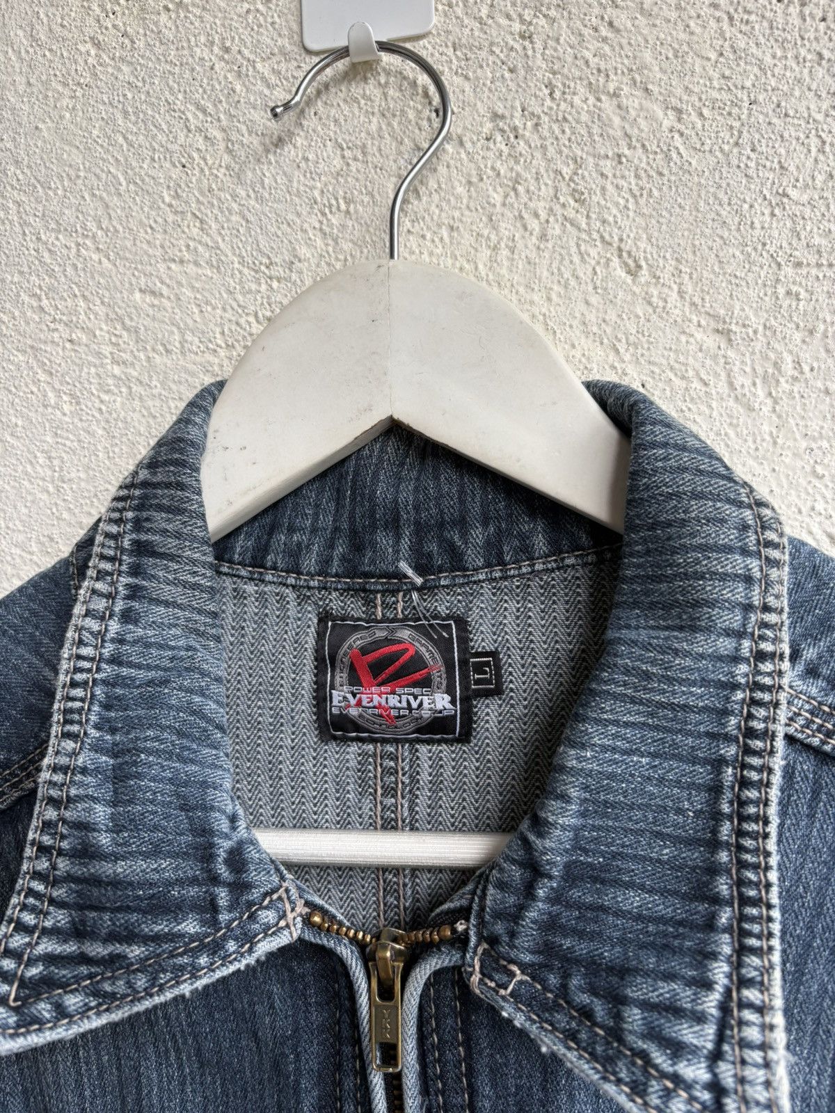 Hysteric Glamour 2000s Evenriver Japanese denim wash jacket Size US L / EU 52-54 / 3 - 3 Thumbnail