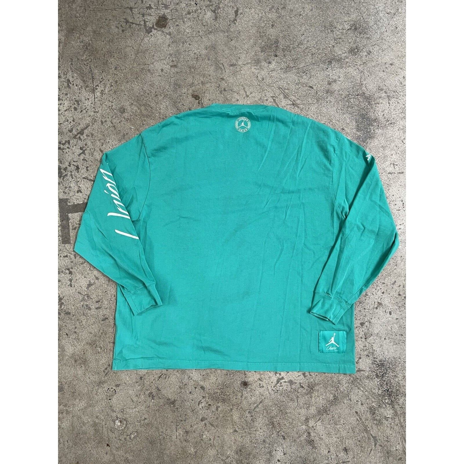 Jordan Brand Size XXL Jordan x Union Long Sleeve Tee Mint Green Size US XXL / EU 58 / 5 - 2 Thumbnail