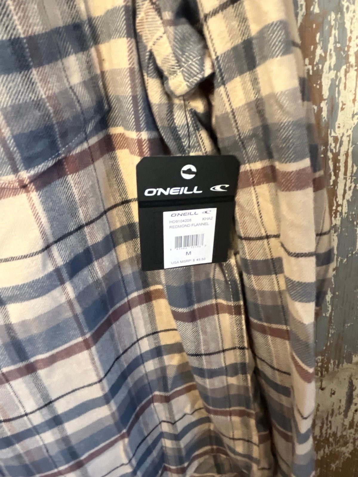 O'Neill O'Neill Mens button down flannel shirt size Medium NWT Size US M / EU 48-50 / 2 - 4 Thumbnail