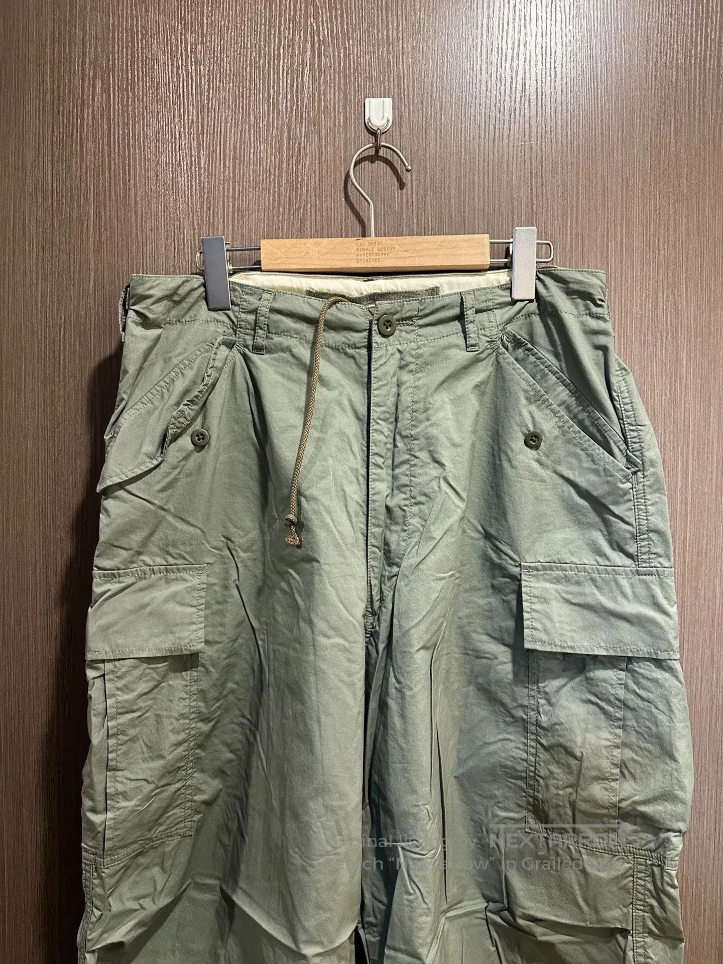 Service Works FreshService DOUBLE TYPEWRITER CARGO PANTS. Size US 35 - 2 Thumbnail