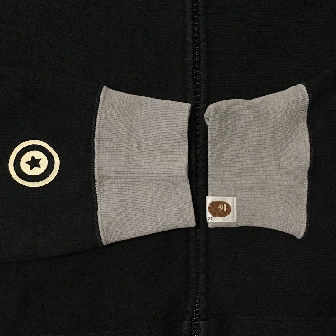 Bape BAPE Shark Full Zip Hoodie 1st Camo x Black a bathing ape Size US L / EU 52-54 / 3 - 6 Thumbnail