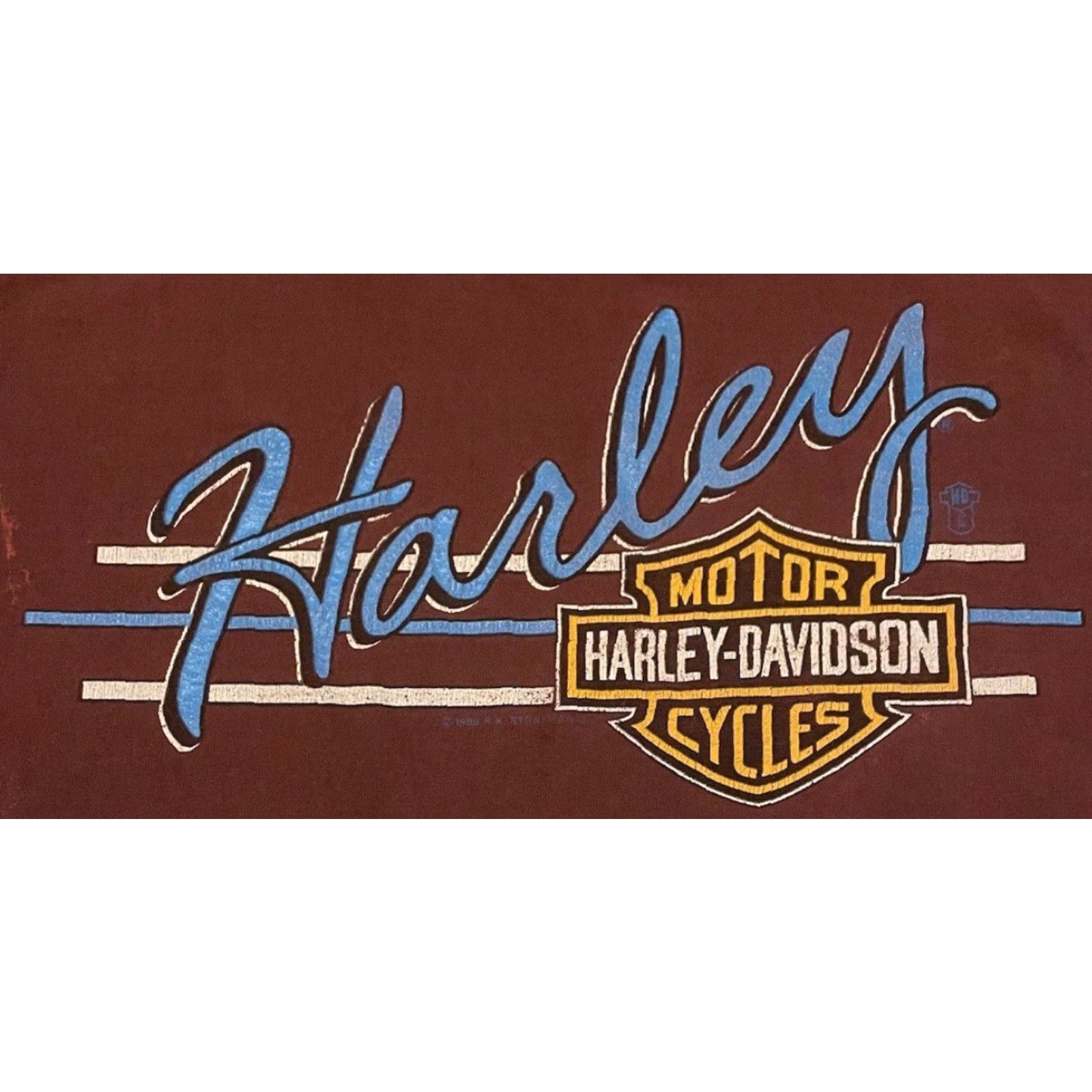 Harley Davidson VINTAGE Harley Davidson Shirt 2XL Red Graphic Tee Mens 80s 90s Biker Grunge USA California Arizona Sturgis Punk Union USA Skull Flag 70s 90s Destroyed Size US XXL / EU 58 / 5 - 3 Thumbnail