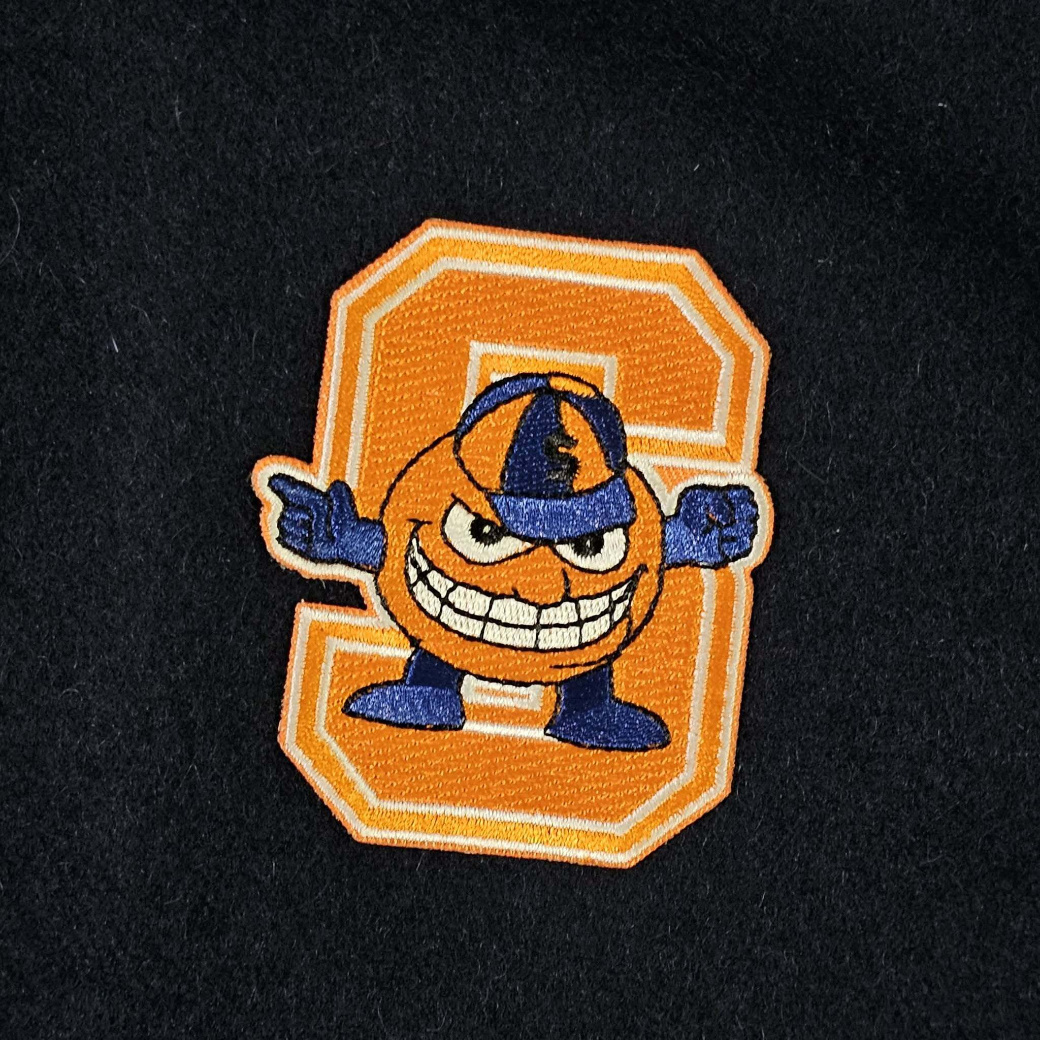 Delong Syracuse Orange Men Vintage 90s DeLong Wool Varsity Jacket Size US XL / EU 56 / 4 - 5 Thumbnail