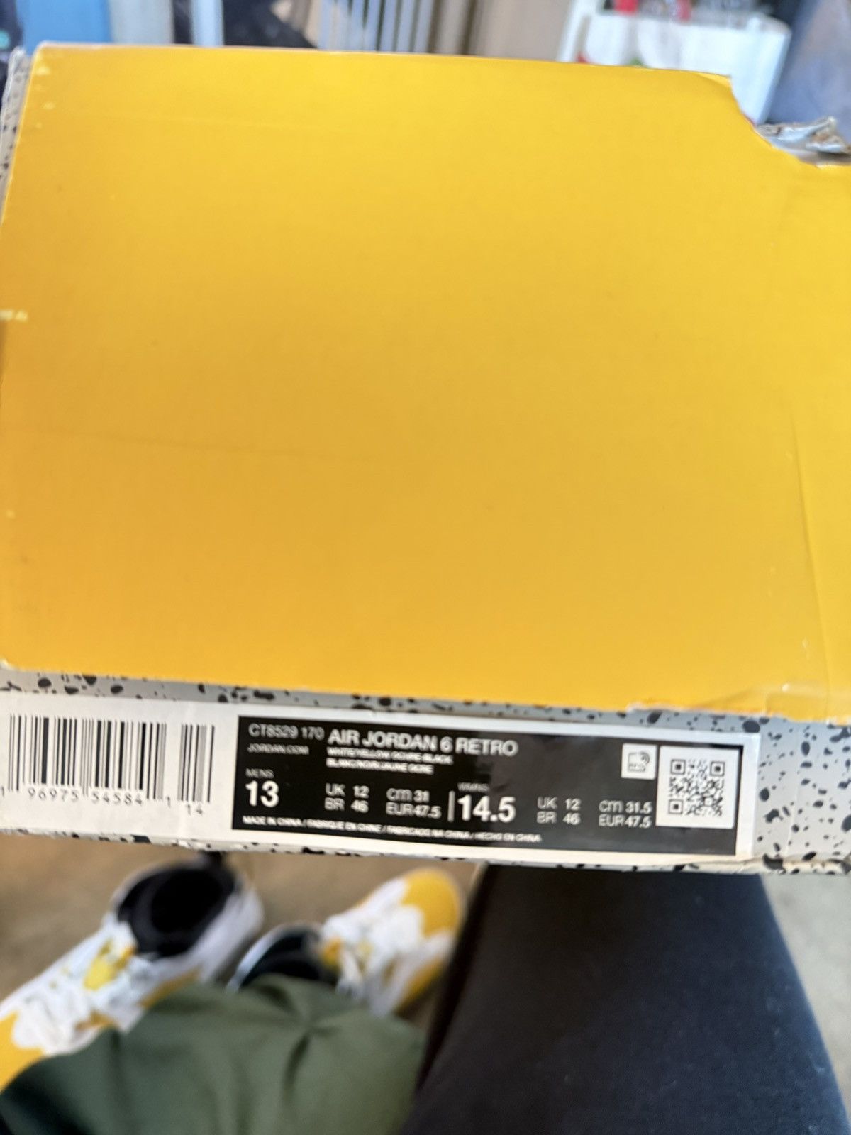Jordan Brand Yellow Orchid Jordan 6 Size US 13 / EU 46 - 6 Thumbnail