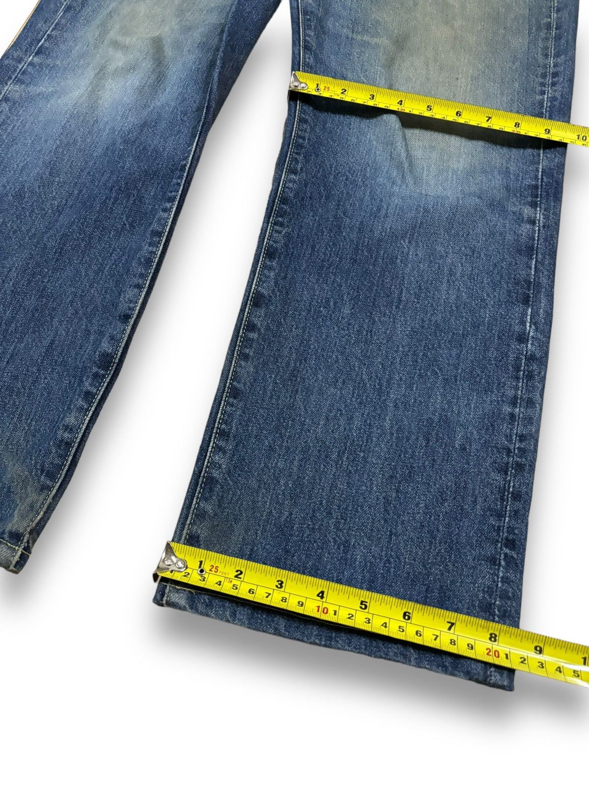 Jun Takahashi Vintage Y2K Uniqlo Dirt Mud Wash Loose Fit Jeans Size US 34 / EU 50 - 16 Thumbnail