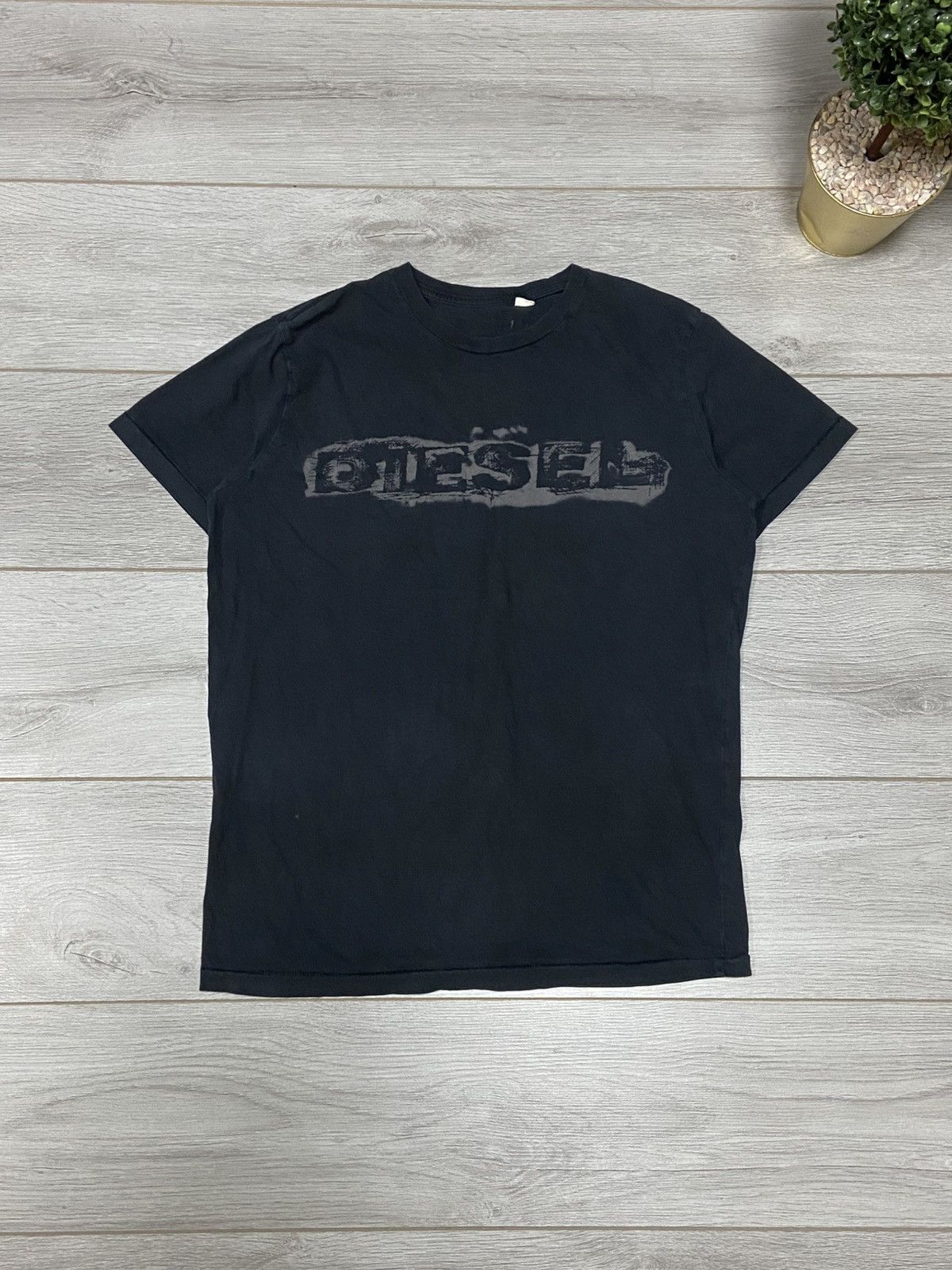 Diesel Diesel vintage spell out big logo t-shirt Size US L / EU 52-54 / 3 - 1 Thumbnail