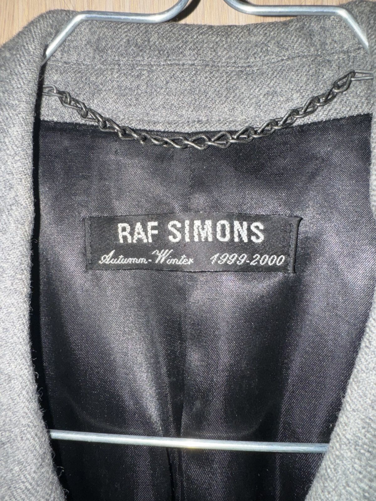 Raf Simons Raf Simons AW99 Perfecto Biker Wool Chesterfield Coat Size US XL / EU 56 / 4 - 8 Thumbnail