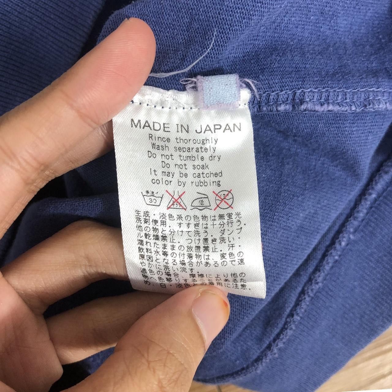 URBAN RESEARCH DOORS URBAN RESEARCH Natural Indigo Pure Dye Tee Shirt Shibuya Size US M / EU 48-50 / 2 - 6 Thumbnail