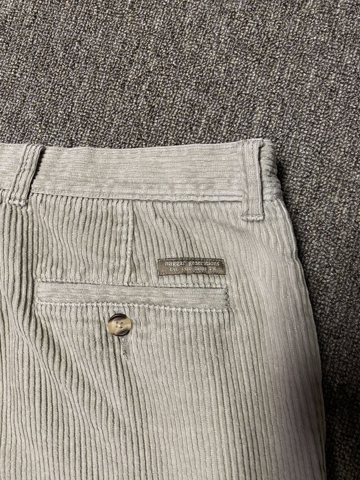 Haggar × Vintage BEIGE CORDUROY PANTS Size US 40 / EU 56 - 4 Thumbnail