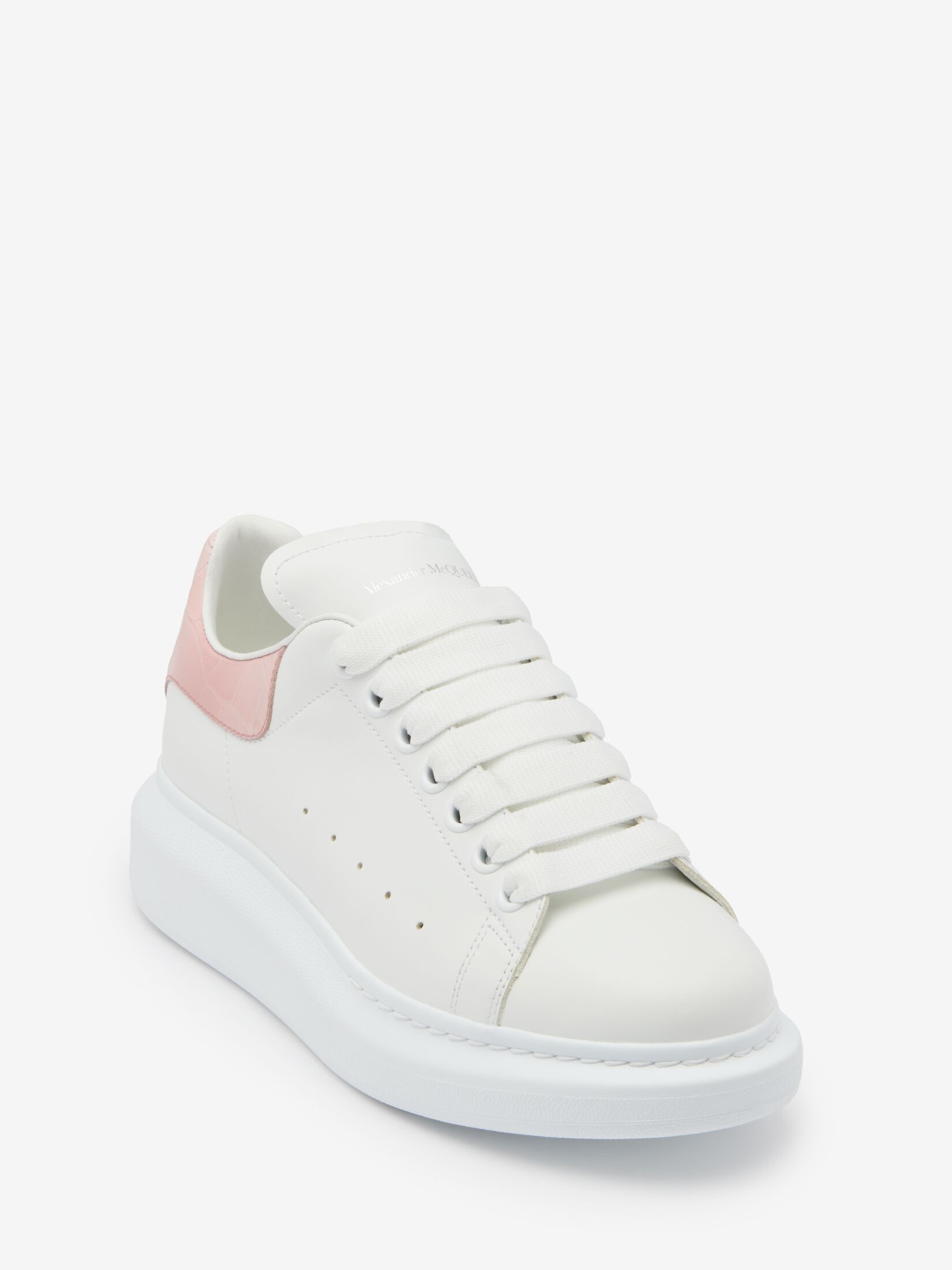 Alexander McQueen o1w1db10925 Oversized Sneaker in White Size US 10 / IT 40 - 2 Thumbnail