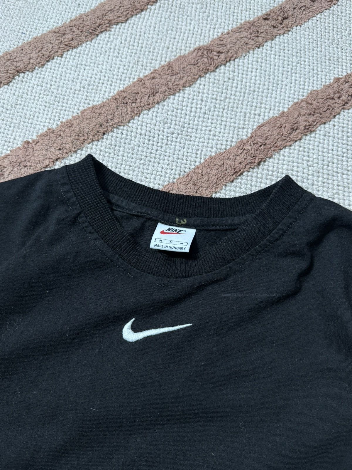 Nike × Vintage VINTAGE NIKE 2000s CENTRAL SWOOSH TEE SHIRT Size US M / EU 48-50 / 2 - 2 Thumbnail