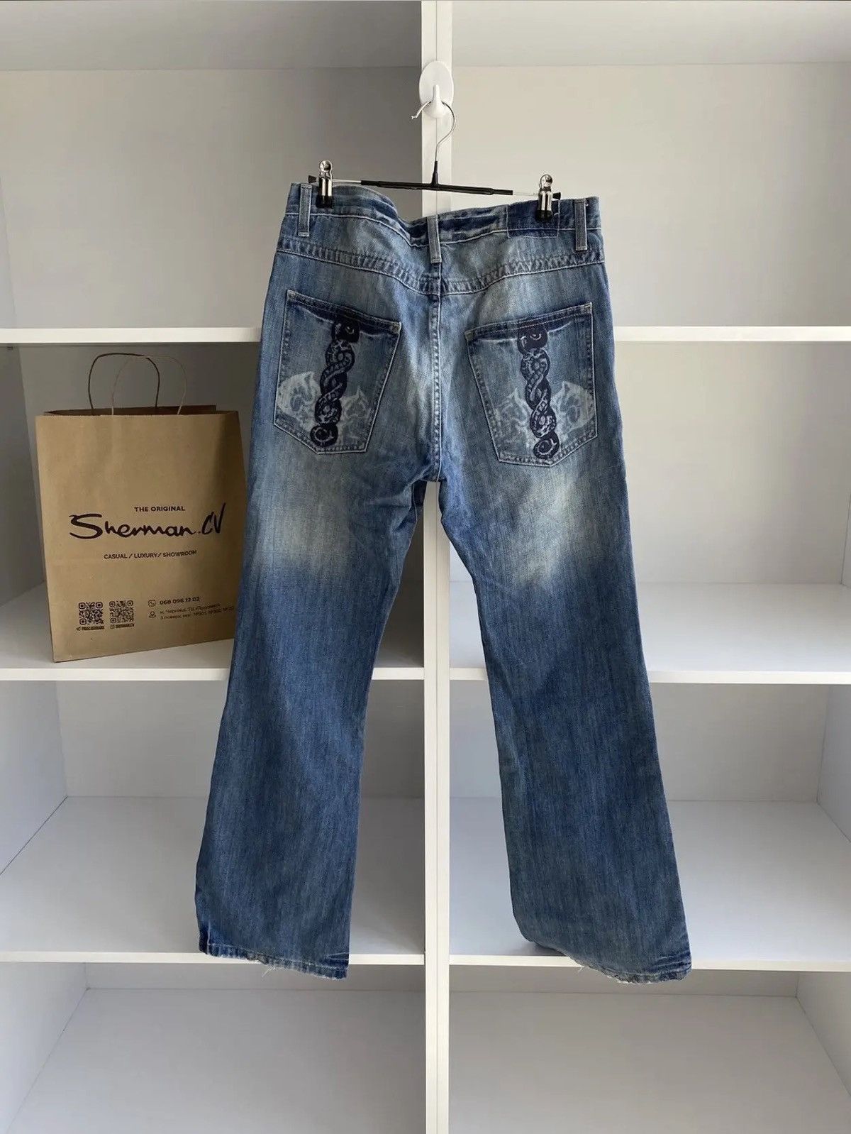 Calvin Klein × Vintage Vintage Calvin Klein Japanese style jeans pants Size US 33 - 2 Thumbnail