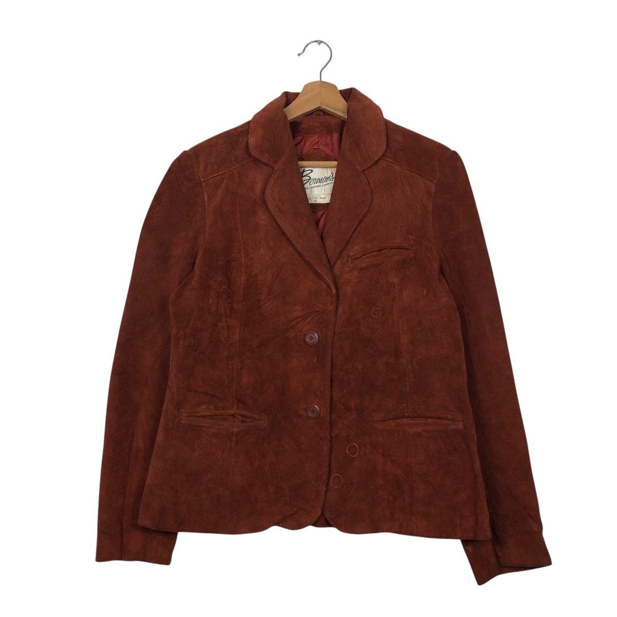 Japanese Brand 📌Vintage Genuine Leather Biker Jacket Genman's Issey Miyake Size US M / EU 48-50 / 2 - 2 Thumbnail