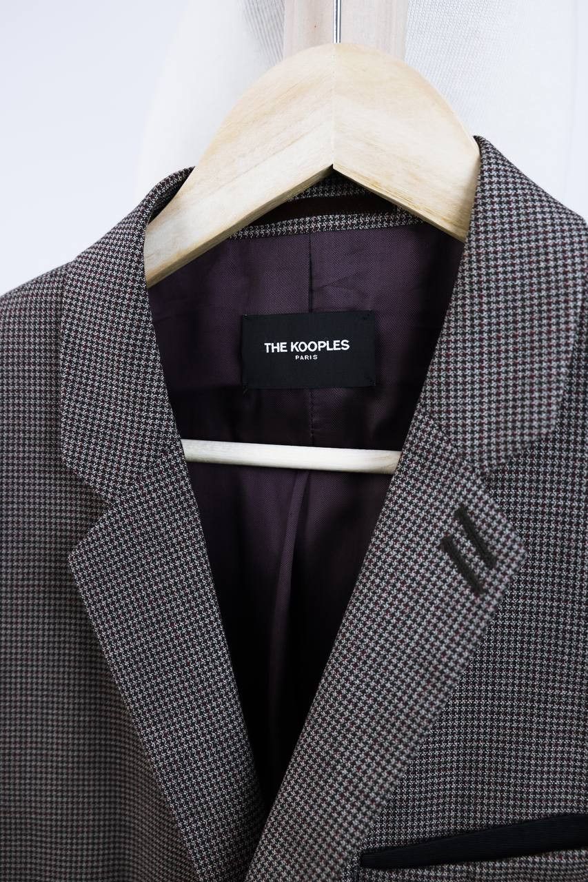 The Kooples THE KOOPLES NEW Wool blazer houndstooth Size 48R - 8 Thumbnail