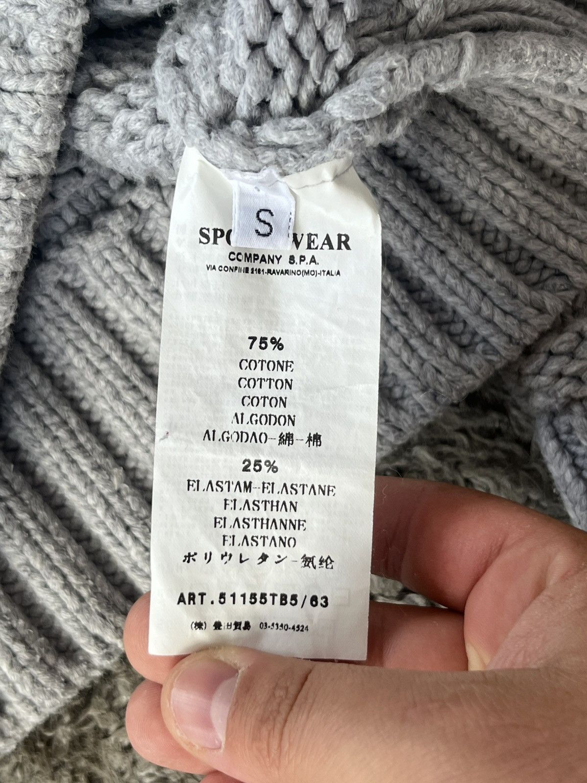 Stone Island Vintage Knitwear Hoodie Stone Island MADE IN ITALY LI Size US S / EU 44-46 / 1 - 7 Thumbnail