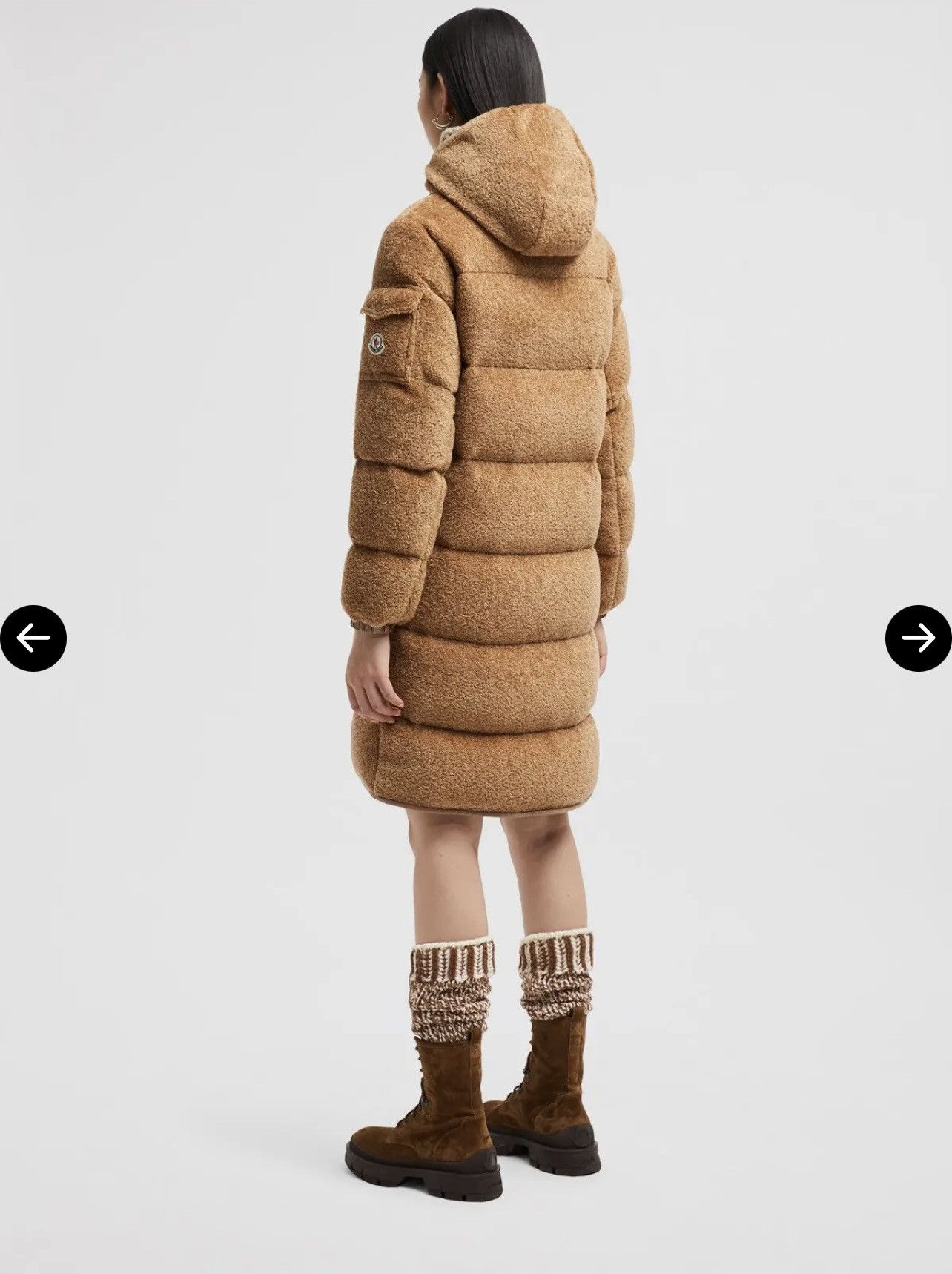 Moncler RARE Moncler Belcastel Teddy Hooded Long Down Jacket Size S / US 4 / IT 40 - 11 Thumbnail