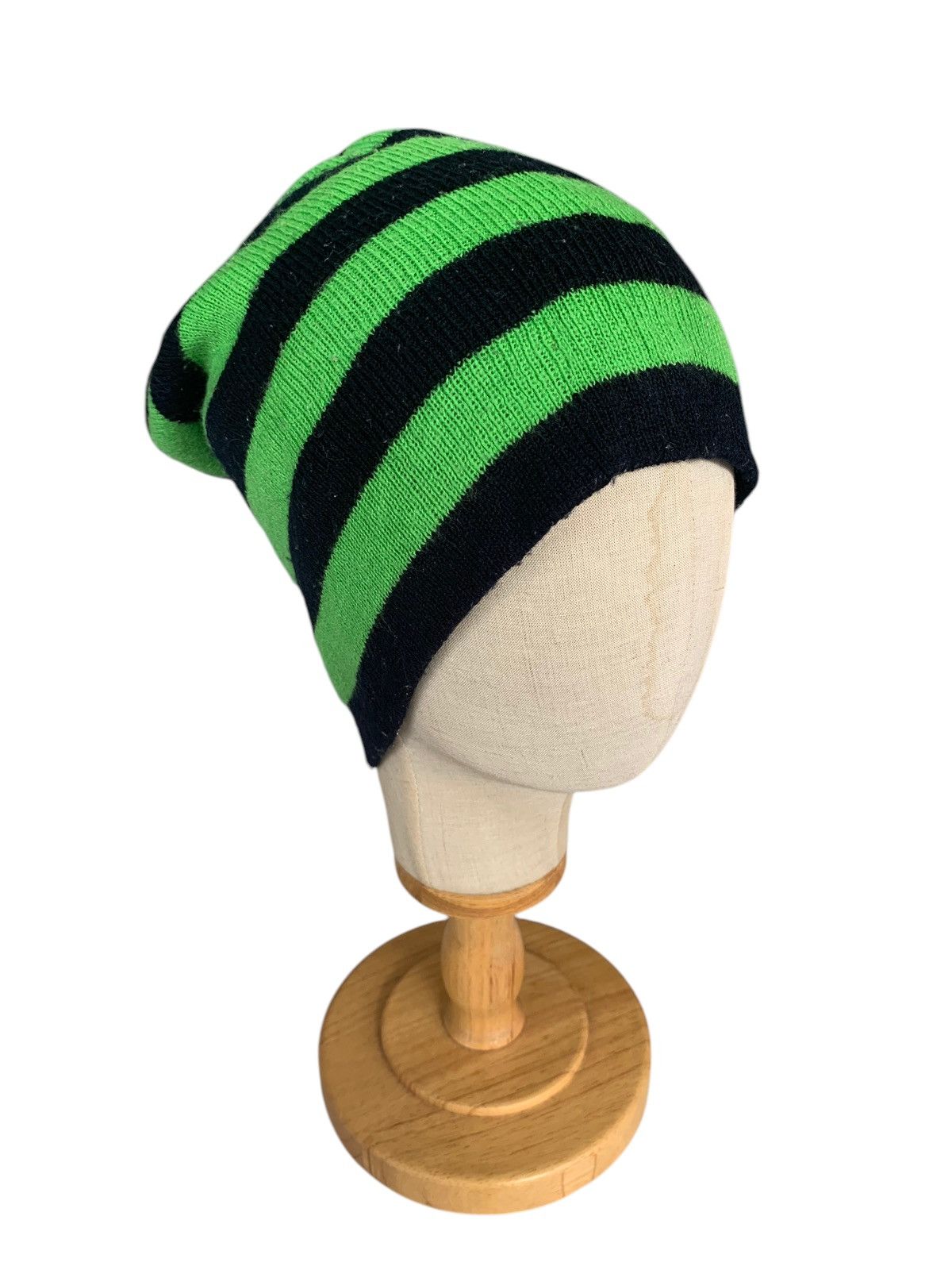 Japanese Brand × Kapital × Vintage Stripe Streetwear Winter Sessions Rare Hairy Beanie Hats Size ONE SIZE - 3 Thumbnail