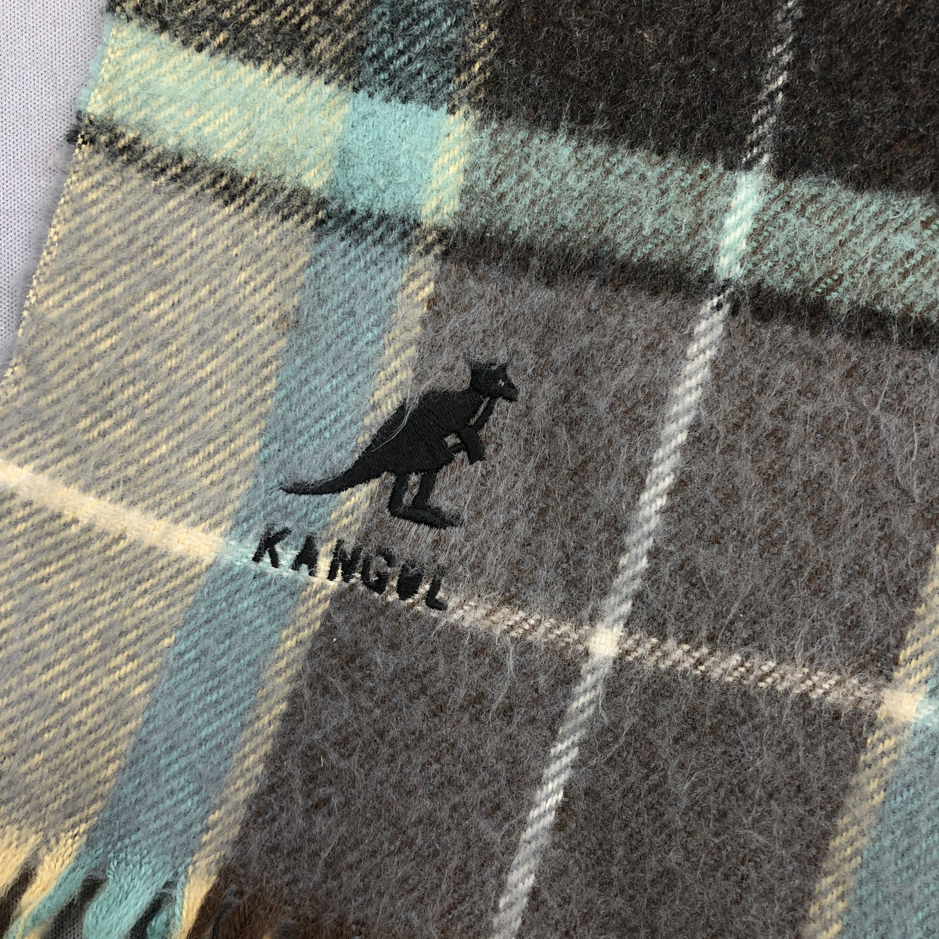 Kangol Vintage Kangol Scarf Muffler Wool Cashmere Scarves Size ONE SIZE - 4 Thumbnail