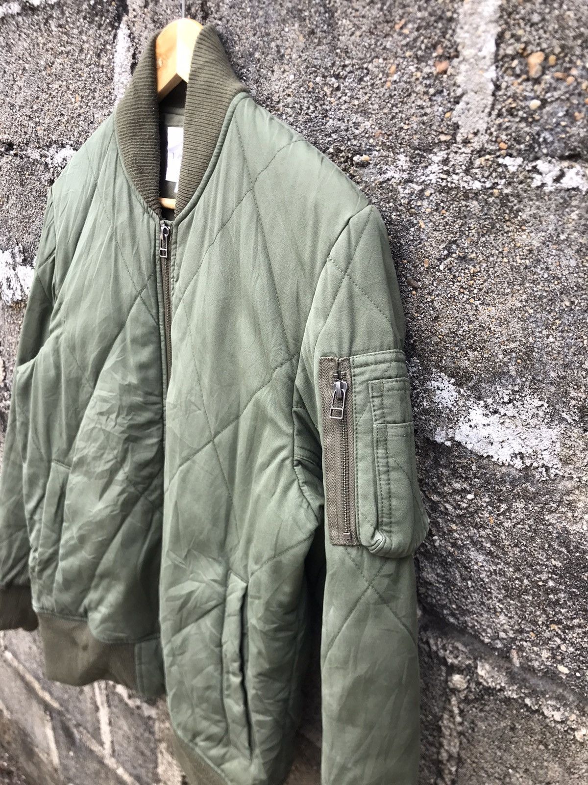 Japanese Brand 🌟Dear Laurel Military Style Quilted Bomber Jacket Size US M / EU 48-50 / 2 - 5 Thumbnail