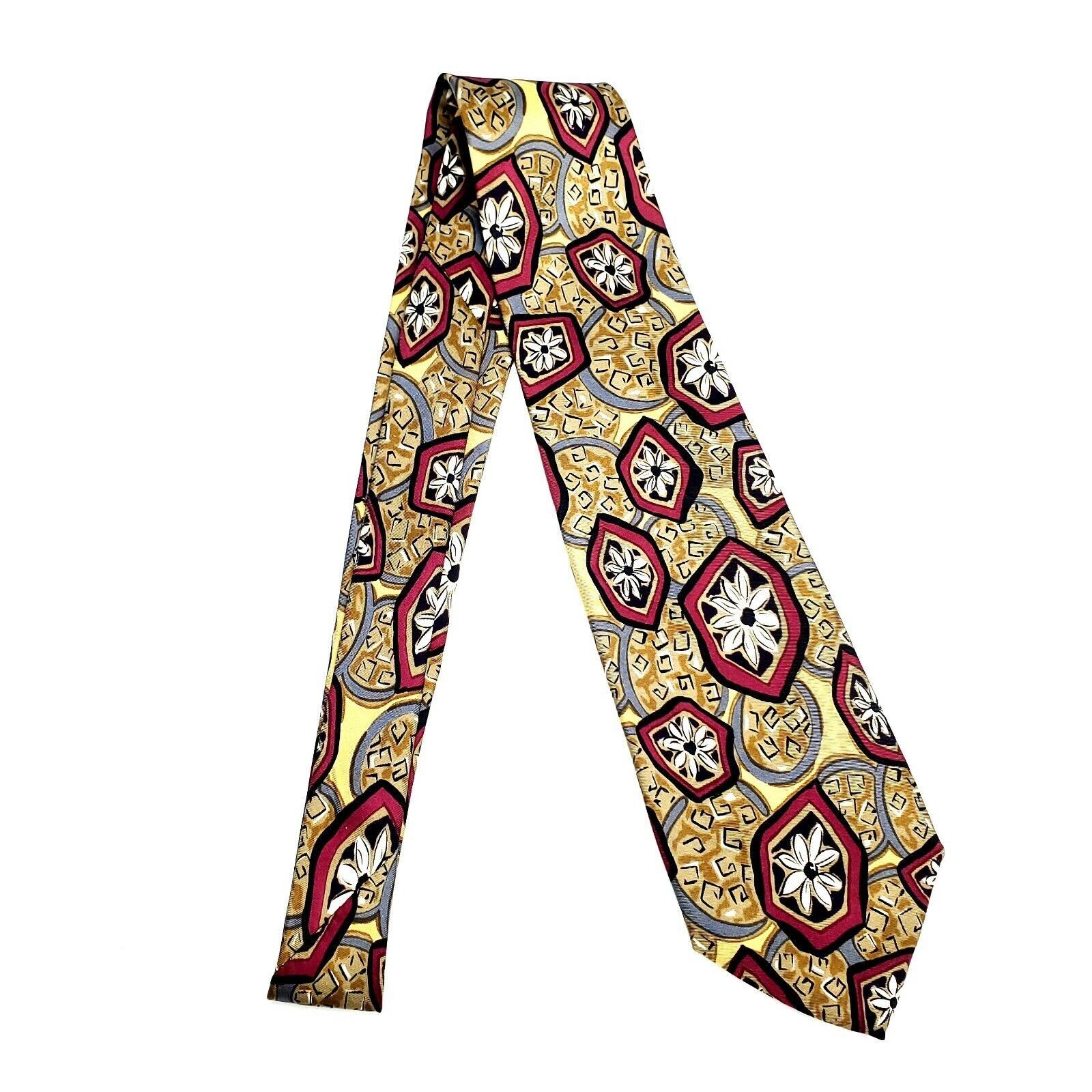 Robert Talbott Robert Talbott Studio Silk Tie Brown Print Abstract Classic Size ONE SIZE - 7 Thumbnail
