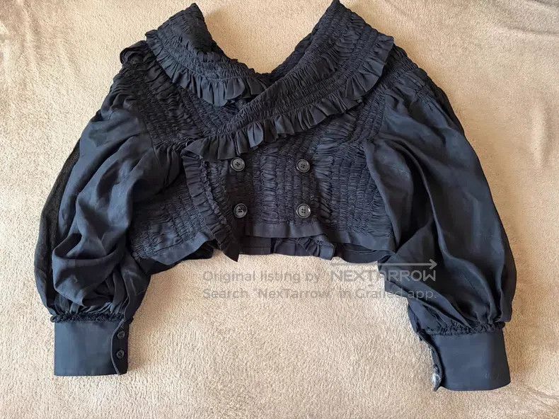 Comme des Garcons Comme des Garcons Black short jacket Size M / US 6-8 / IT 42-44 - 1 Thumbnail