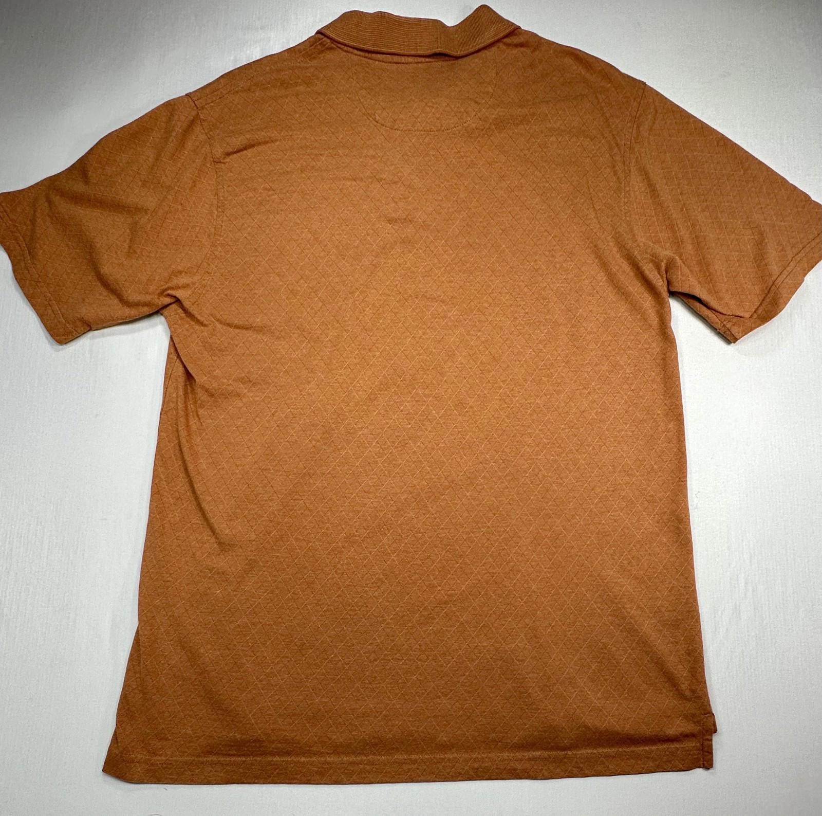 Arrow Arrow 1/4 Button Pocket Short Sleeve Polo Shirt Rust Men's L Size US L / EU 52-54 / 3 - 2 Thumbnail