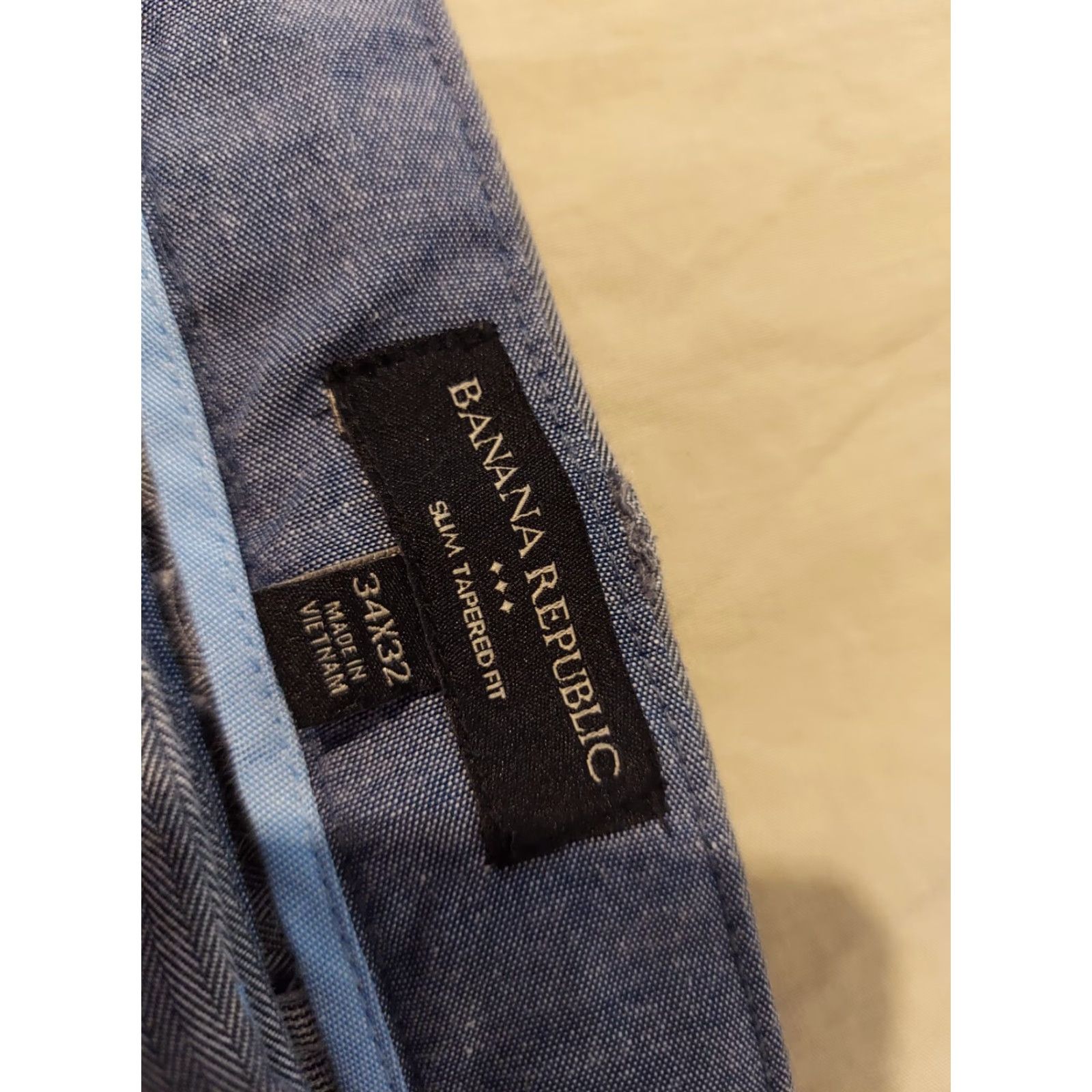 Banana Republic Banana Republic Pants Chino Straight Leg 34x32 Gray Mens Regular White? Size US 34 / EU 50 - 3 Thumbnail