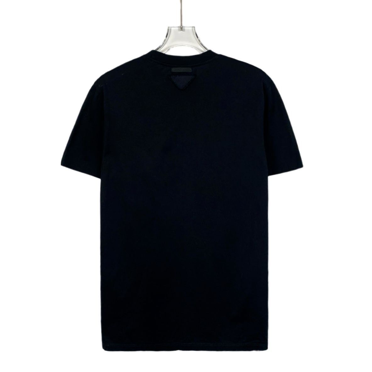 Prada Prada Black Floral Print Cotton Crew Neck Short Sleeve T-Shi Size XS / US 0-2 / IT 36-38 - 8 Thumbnail