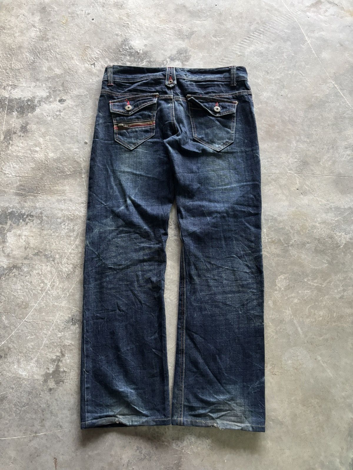 20471120 × Hysteric Glamour × Japanese Brand japanese dope design with sick faded wash punk grunge gothic Size US 35 - 12 Thumbnail