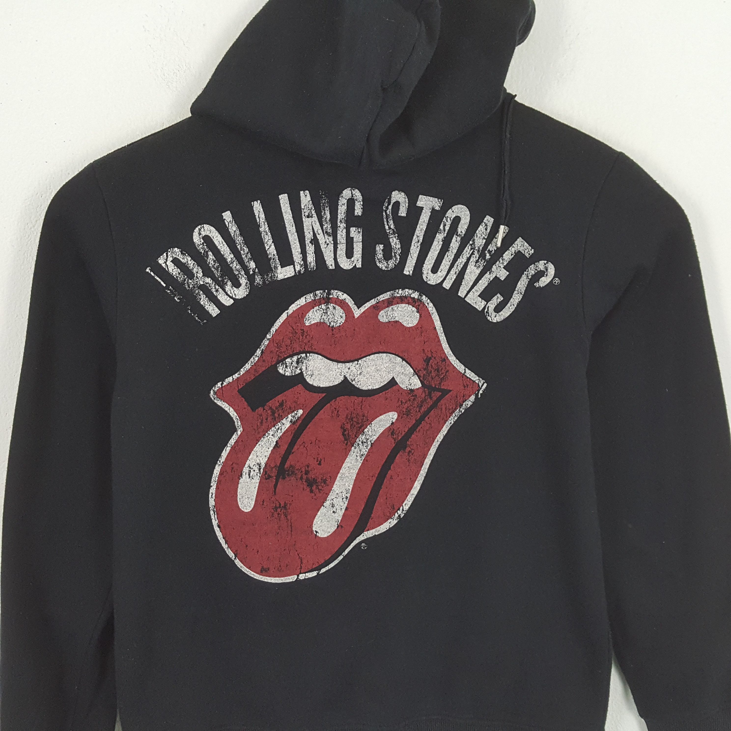 Band Tees × The Rolling Stones × Vintage THE ROLLING STONE Rock Band Zipper Hoodies Size US S / EU 44-46 / 1 - 2 Thumbnail