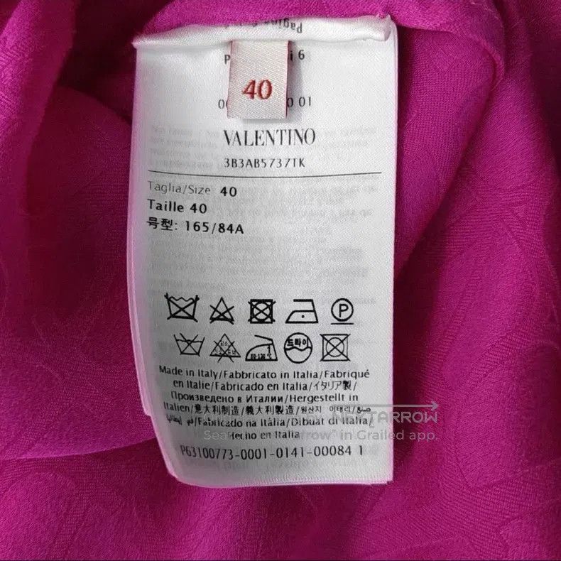 Valentino Valentino Rose red silk shirt Size XS / US 0-2 / IT 36-38 - 4 Thumbnail