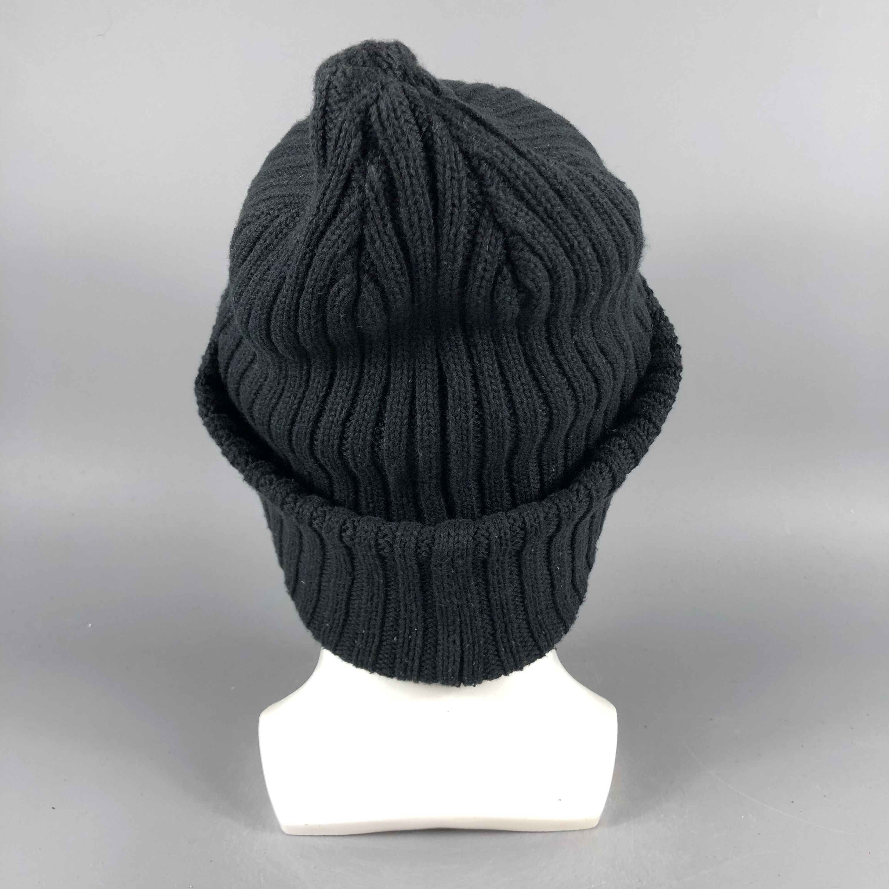 Ben Davis × Vintage Ben Davis Ribbed Black Beanie Snow Hat Snow Cap -D951 Size ONE SIZE - 2 Thumbnail