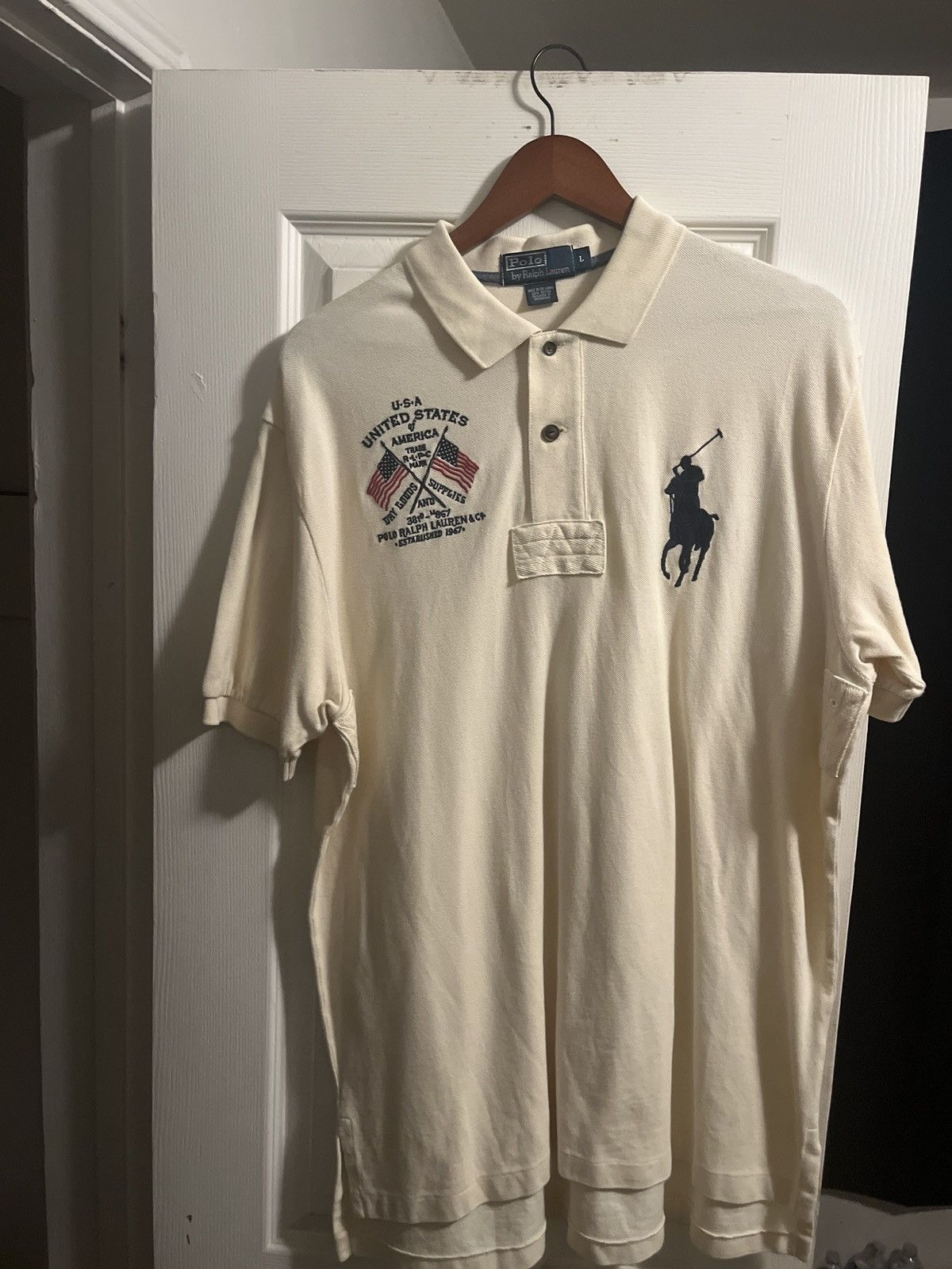 Polo Ralph Lauren × Vintage Vintage Polo Big Pony USA Size US L / EU 52-54 / 3 - 1 Thumbnail