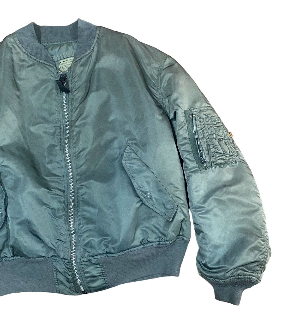 Alpha Industries Vtg🔥MA-1 ALPHA INDUSTRIES Inc (USAF) Bomber Jacket Size US XL / EU 56 / 4 - 3 Thumbnail