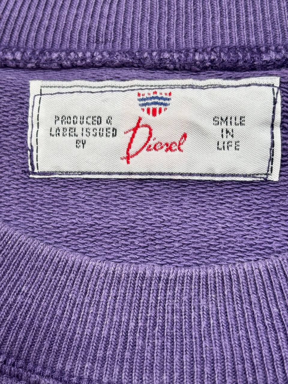 Diesel Rare Vintage Diesel Only The Brave Crewneck Purple XL Size US XL / EU 56 / 4 - 10 Thumbnail