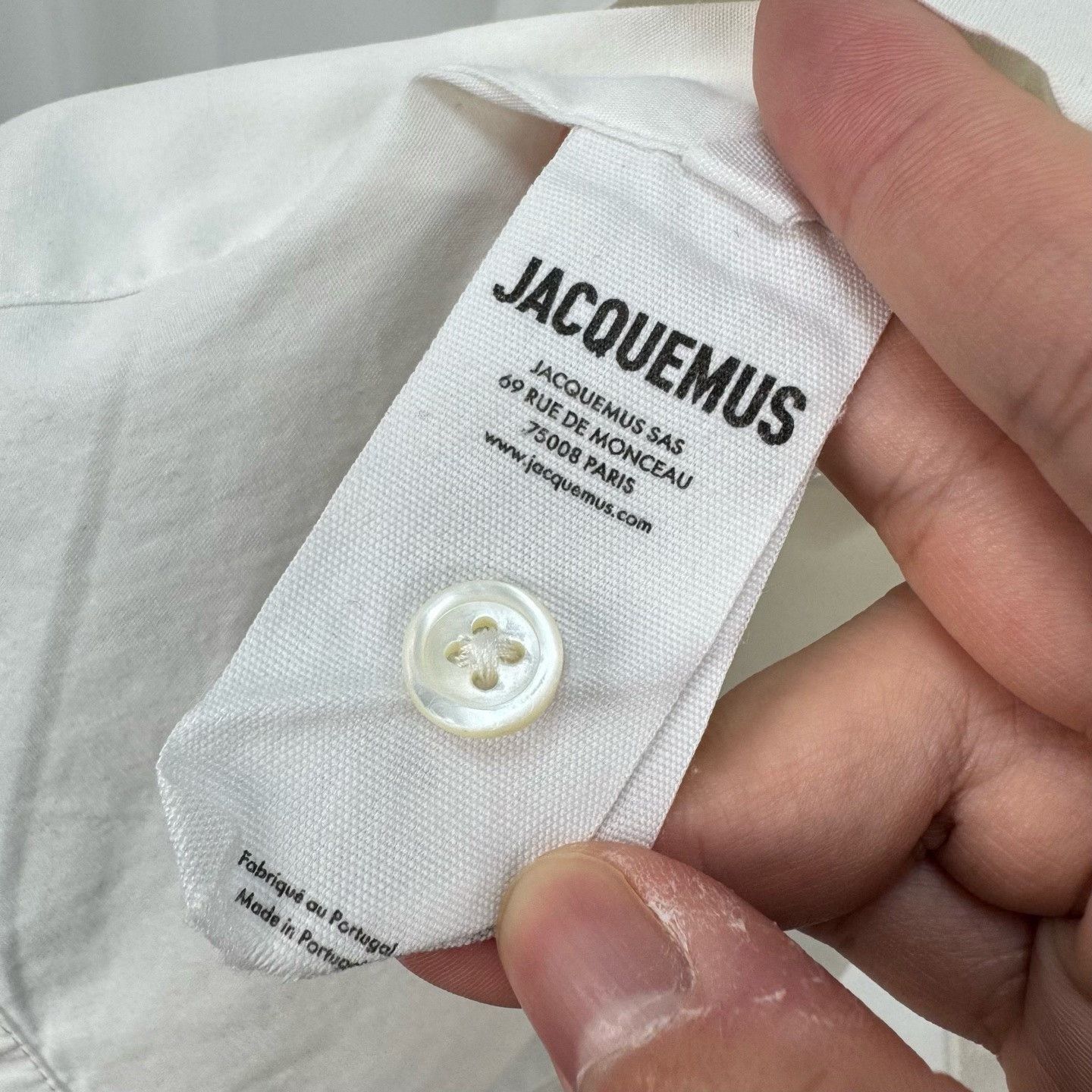Jacquemus Jacquemus Rose Embroidery Letter Long Sleeve Shirt Size US M / EU 48-50 / 2 - 6 Thumbnail