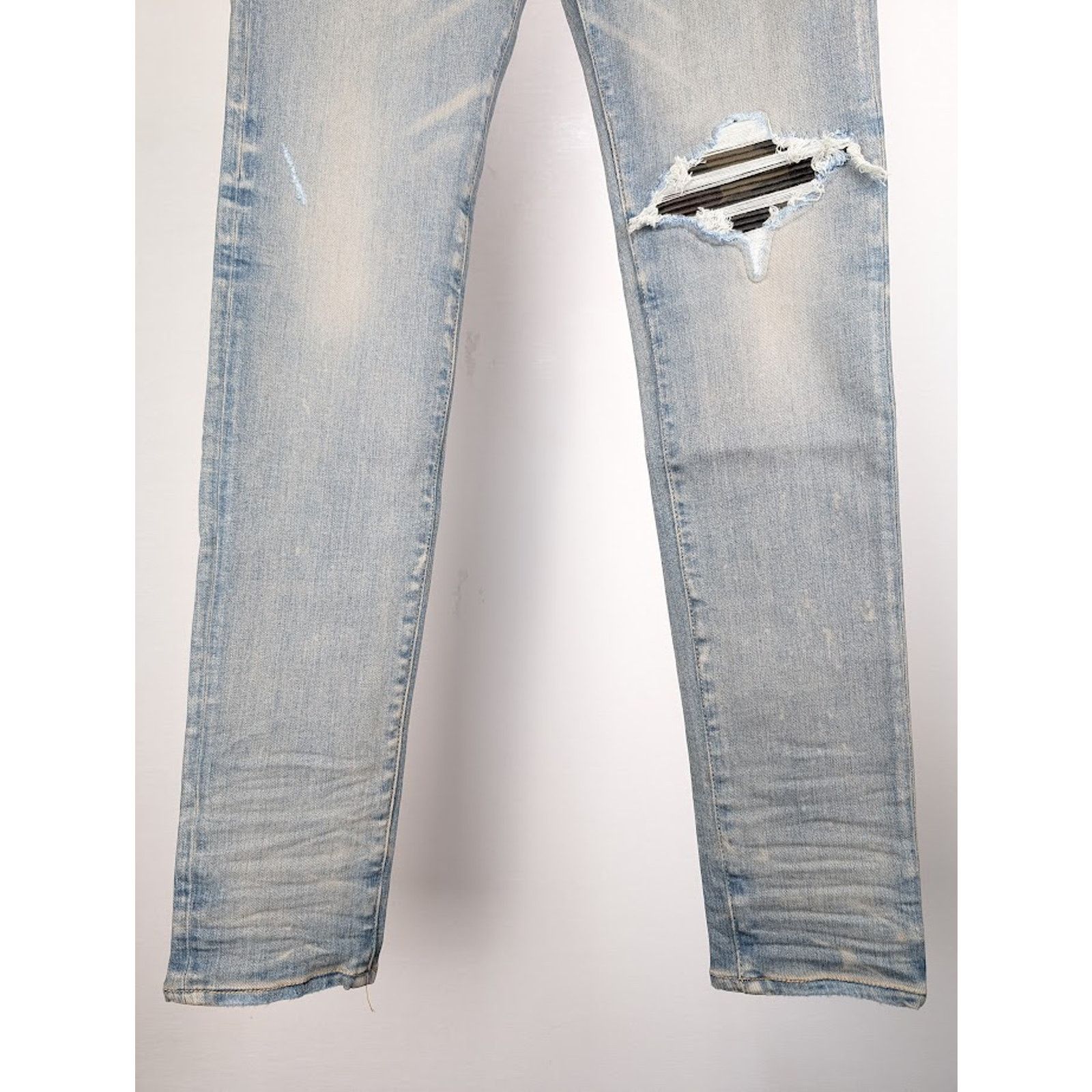 Amiri o1rshd1 Core Applique Jeans in Clay Indigo Size US 33 - 4 Thumbnail