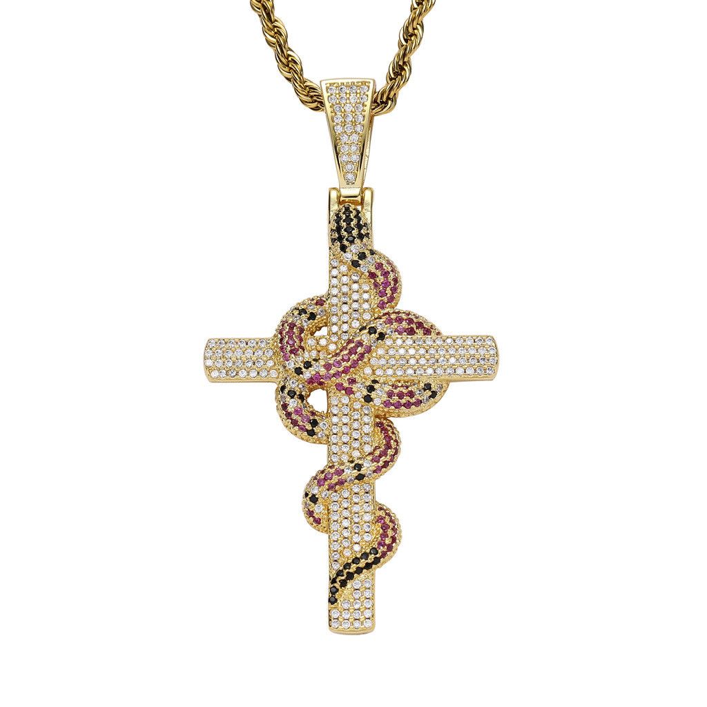 Other Snake Cross New Trend STEAL! Y2K Chains Necklace Chain Size ONE SIZE - 6 Thumbnail
