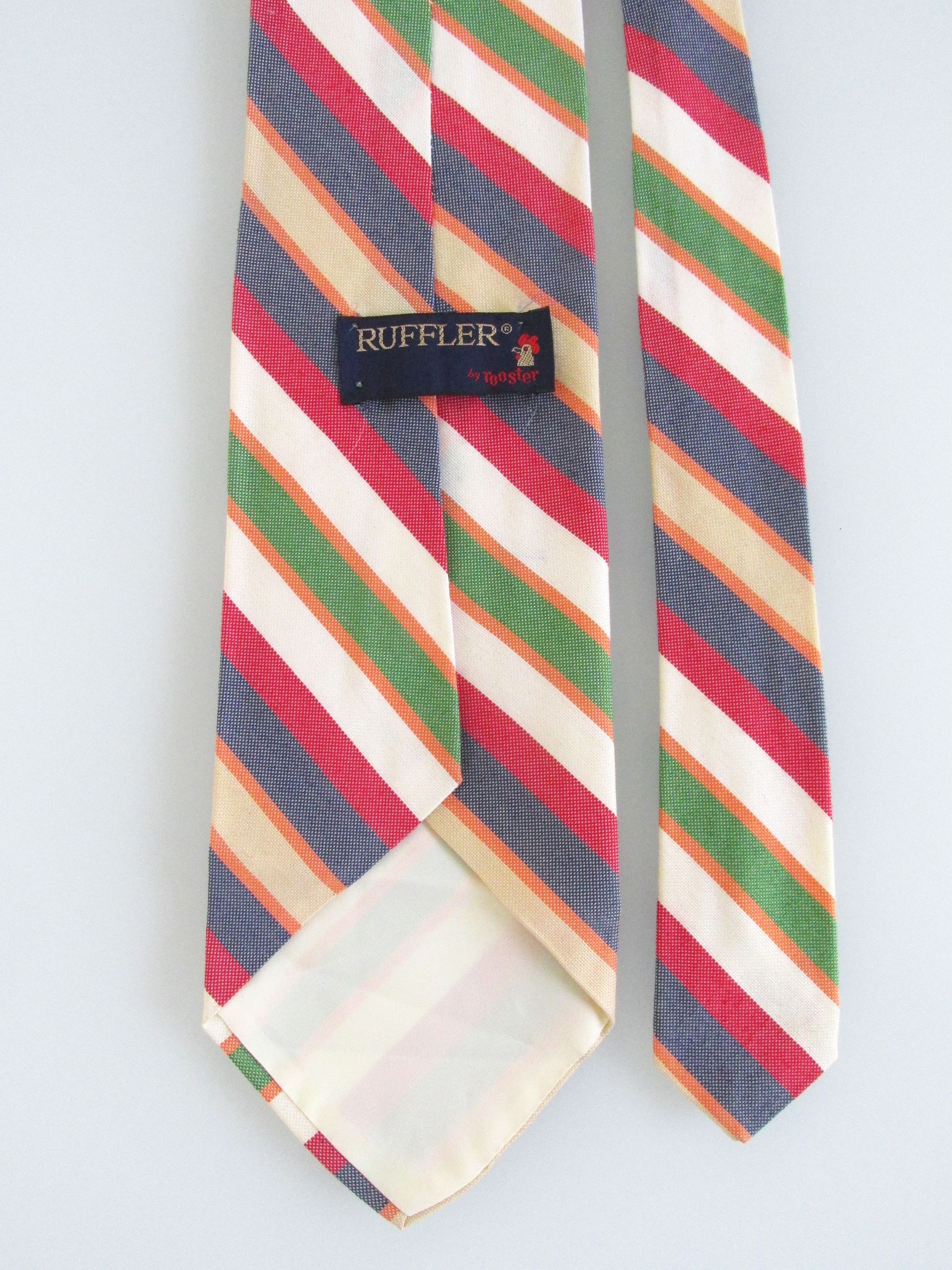 Vintage Rooster Vintage Men's Tie Size ONE SIZE - 4 Thumbnail