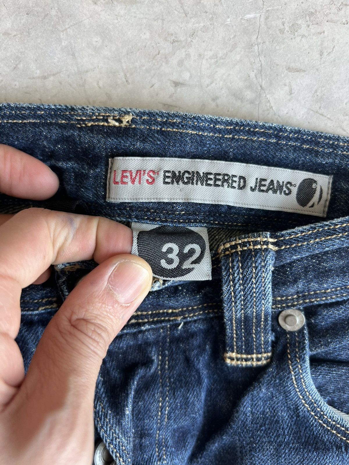 Levi's Levis Engineered Jeans Tag W32 Actual 33x32 Size US 32 / EU 48 - 3 Thumbnail