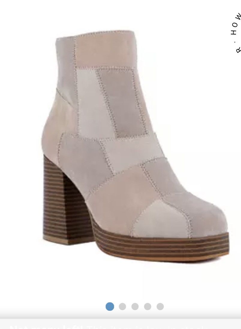 Sugar NWB Warrant 2 Patchwork Boots Size US 10 / IT 40 - 1 Thumbnail