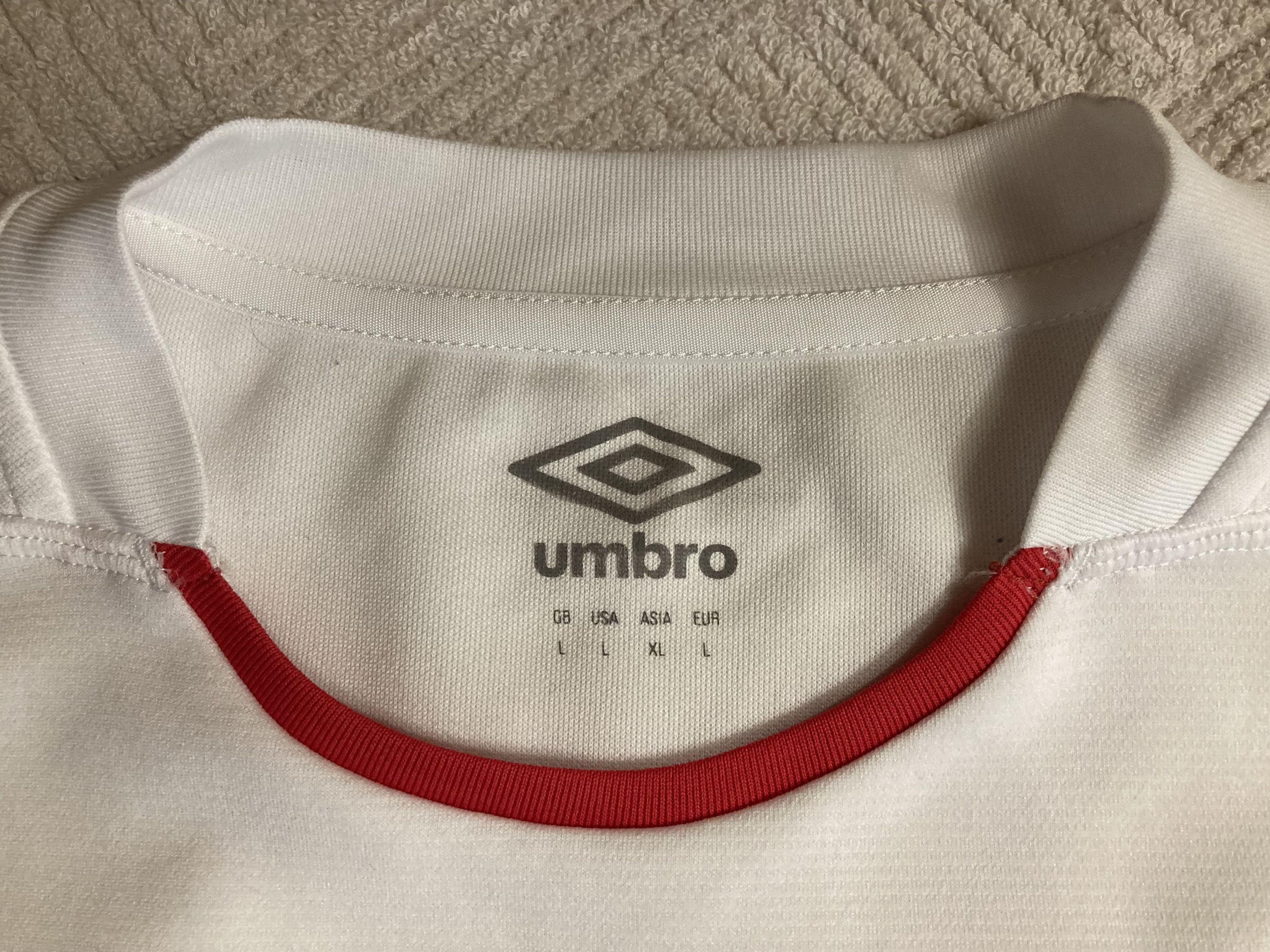Umbro Umbro England RFU Team Rugby Home Jersey Size US L / EU 52-54 / 3 - 3 Thumbnail