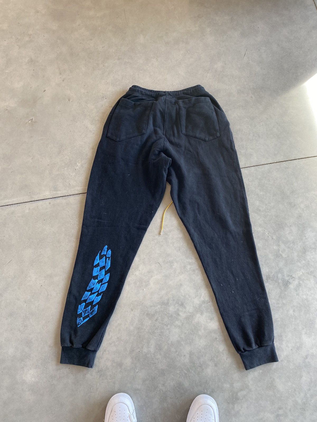 Rhude Rhude Black Racing Logo Sweatpants Size US 36 / EU 52 - 2 Thumbnail
