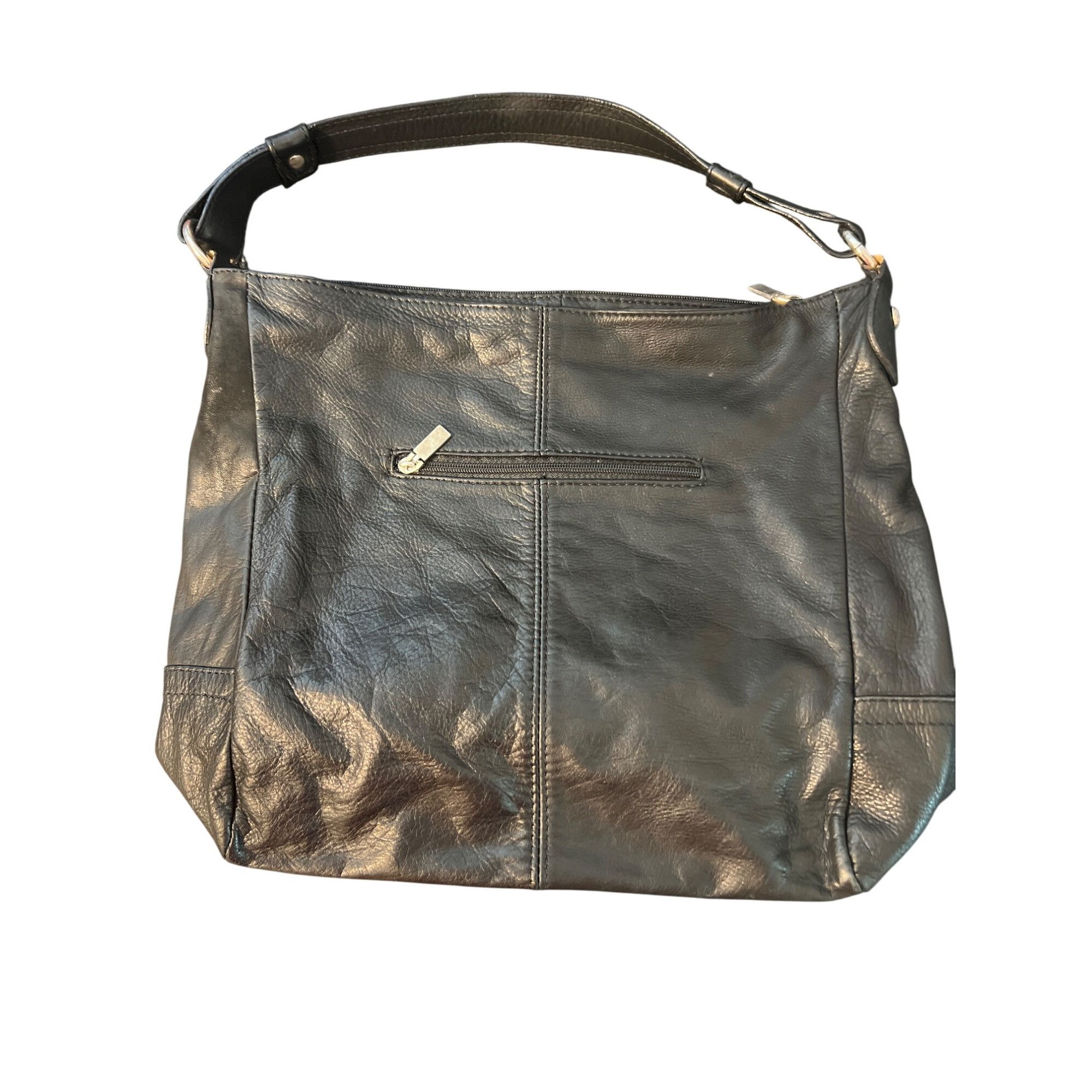 Other Black Leather Borse in Pelle Shoulder Crossbody Bag Italy Si Size ONE SIZE - 3 Thumbnail