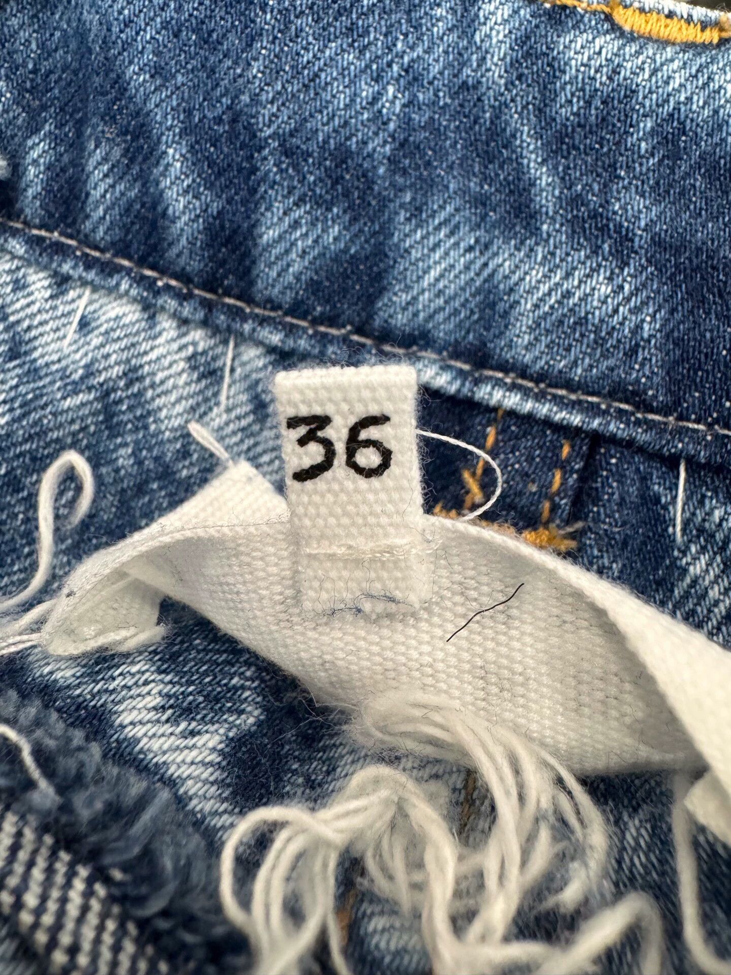 Maison Margiela Maison Martin Margela Blue Washed Distressed Patchwork Jeans Size 26" / US 2 / IT 38 - 5 Thumbnail