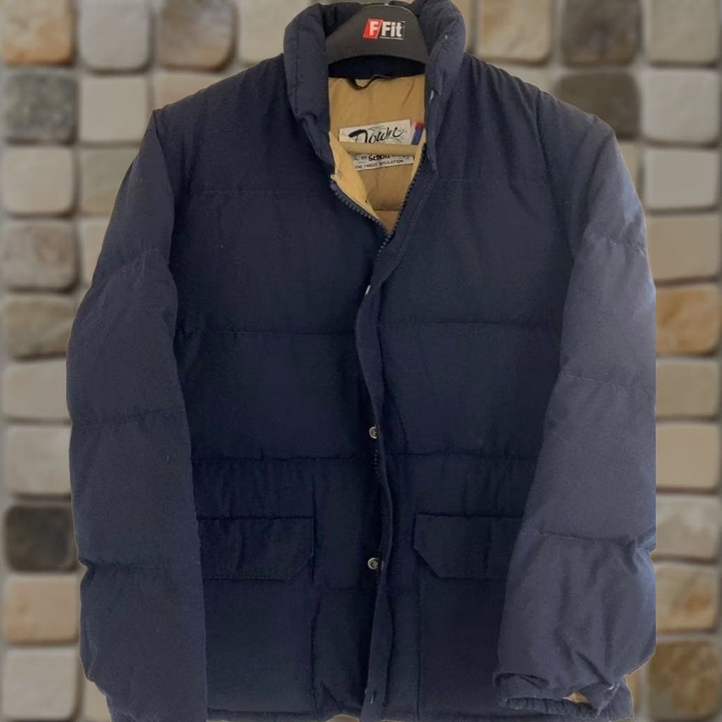 Schott VINTAGE Schott Mens Down Jacket Shirt Hoodie? Size US L / EU 52-54 / 3 - 1 Thumbnail
