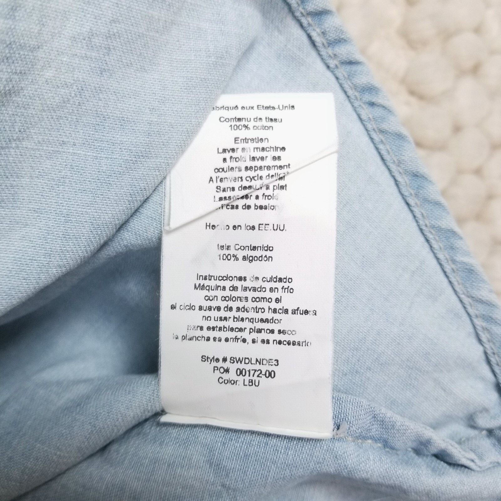 Other Joe's Jeans The Shirt Mandarin Collar Chambray Shirt Medium Size M / US 6-8 / IT 42-44 - 9 Thumbnail