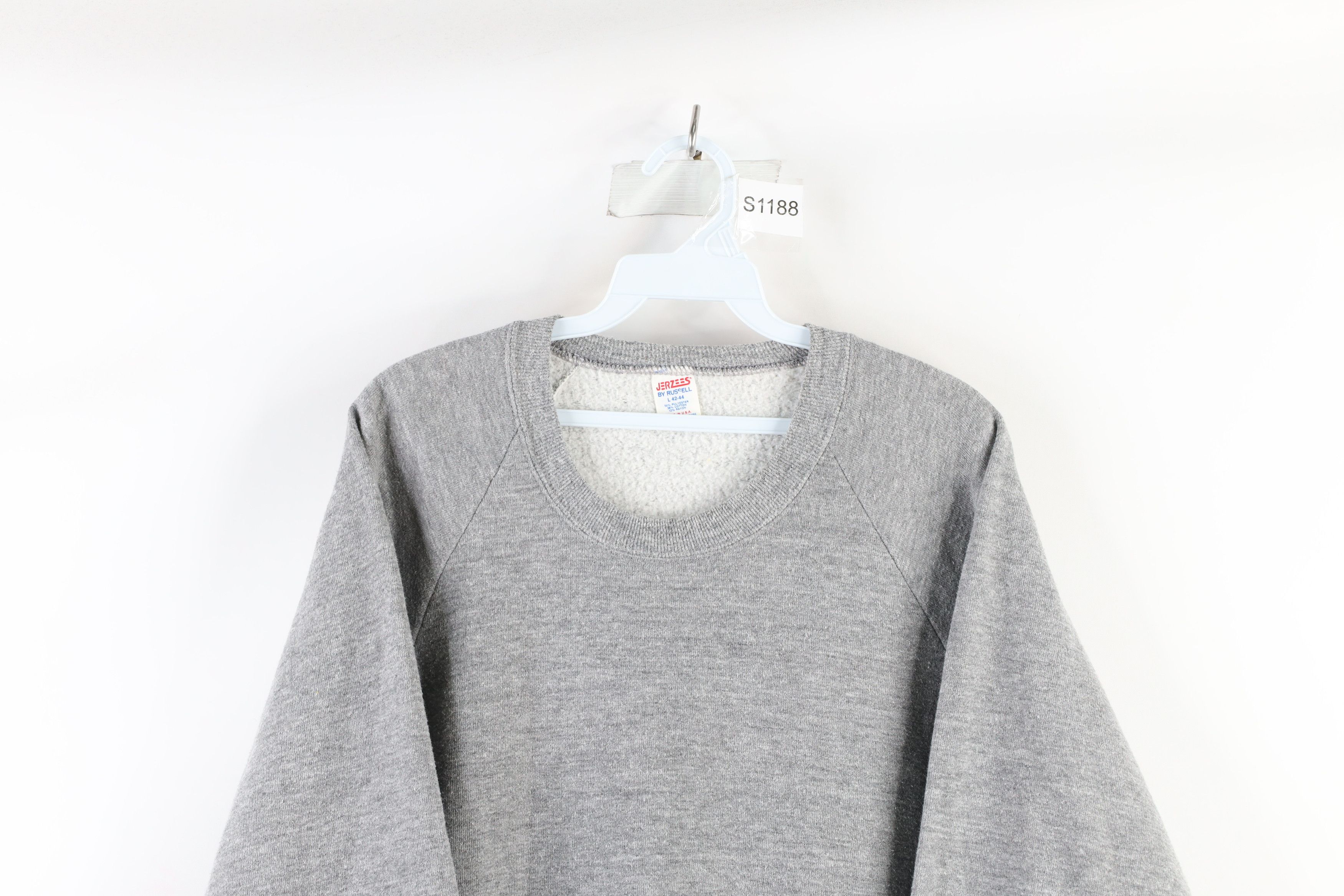 Vintage 80s Russell Athletic Blank Triblend Sweatshirt USA